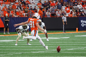 Syracuse's punters are trying to rebound from a historically poor season that saw James Williams finish with the worst average punting yards in the ACC.